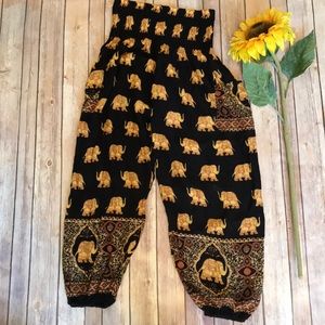 Elephant boho lounge pants